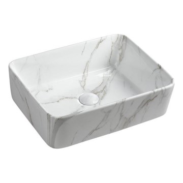 Sapho - DALMA Countertop Basin 47.5 x 37.5 cm ceramic/Carrara