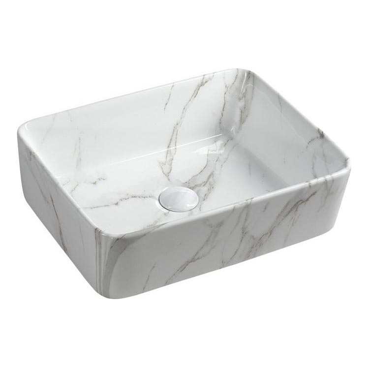 Sapho - DALMA Countertop Basin 47.5 x 37.5 cm ceramic/Carrara