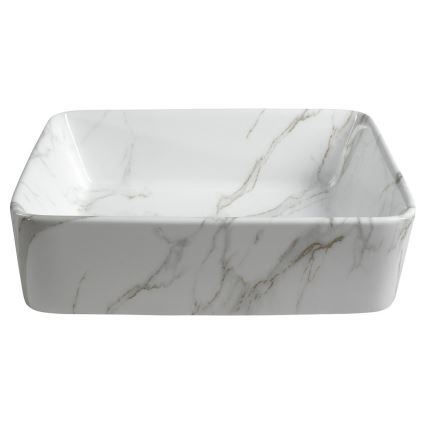 Sapho - DALMA Countertop Basin 47.5 x 37.5 cm ceramic/Carrara