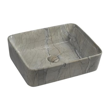 Sapho - DALMA Countertop Basin 47.5 x 37.5 cm ceramic/grigio