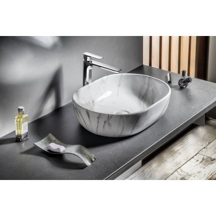 Sapho - DALMA Countertop Basin 59x42 cm ceramic/Carrara