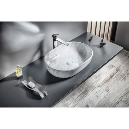 Sapho - DALMA Countertop Basin 59x42 cm ceramic/Carrara