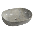 Sapho - DALMA Countertop Basin 59x42 cm ceramic/grey