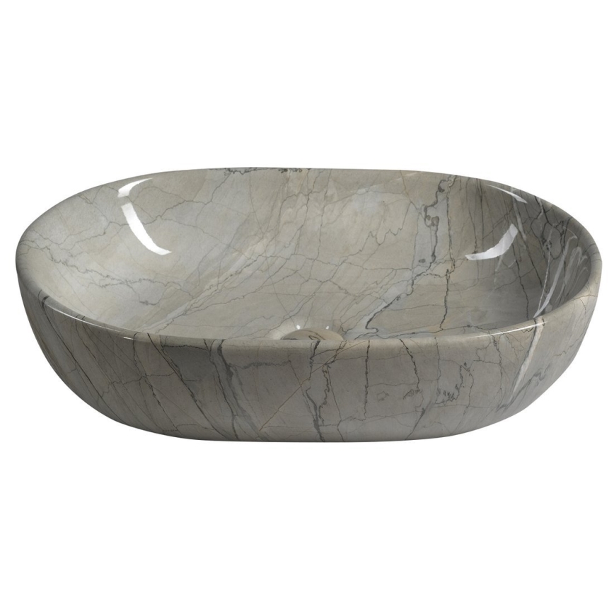Sapho - DALMA Countertop Basin 59x42 cm ceramic/grey