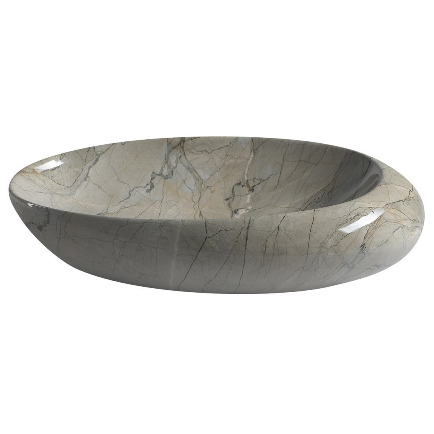 Sapho - DALMA Countertop Basin 68x44 cm grey