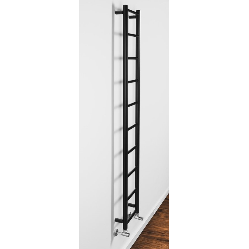 Sapho - DINA Bathroom Heated Towel Rail 168x25 cm Matte Black