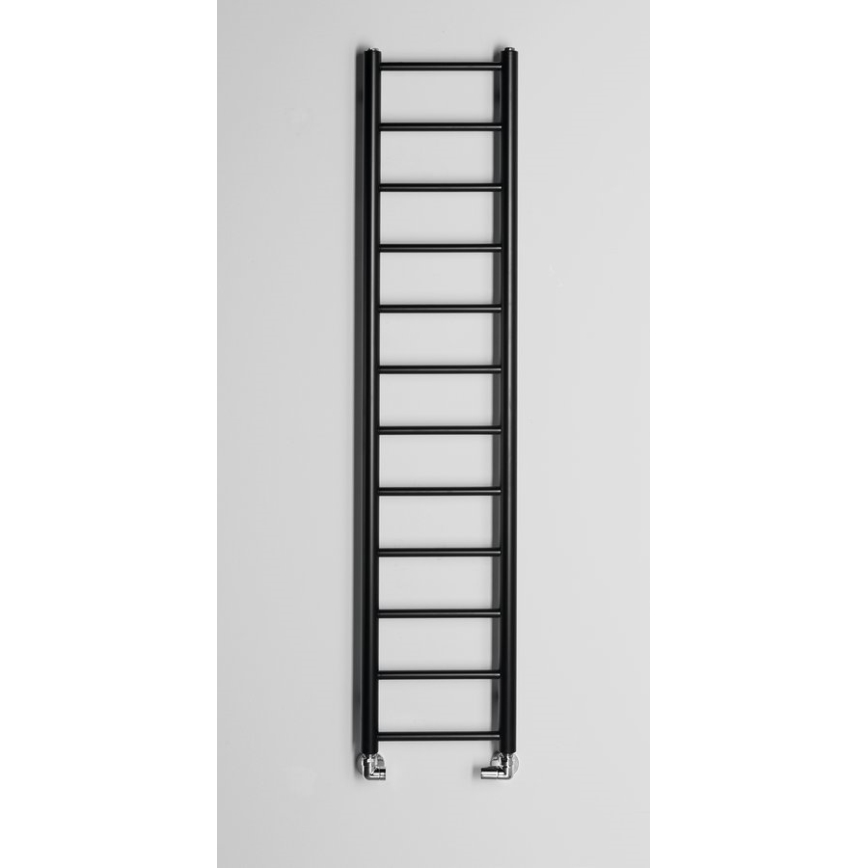 Sapho - DINA Bathroom Radiator 138 x 30 cm Matte Black