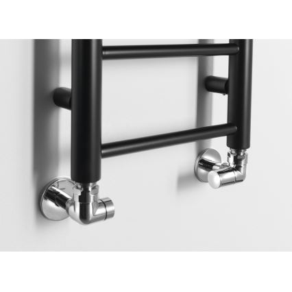 Sapho - DINA Bathroom Radiator 138 x 30 cm Matte Black