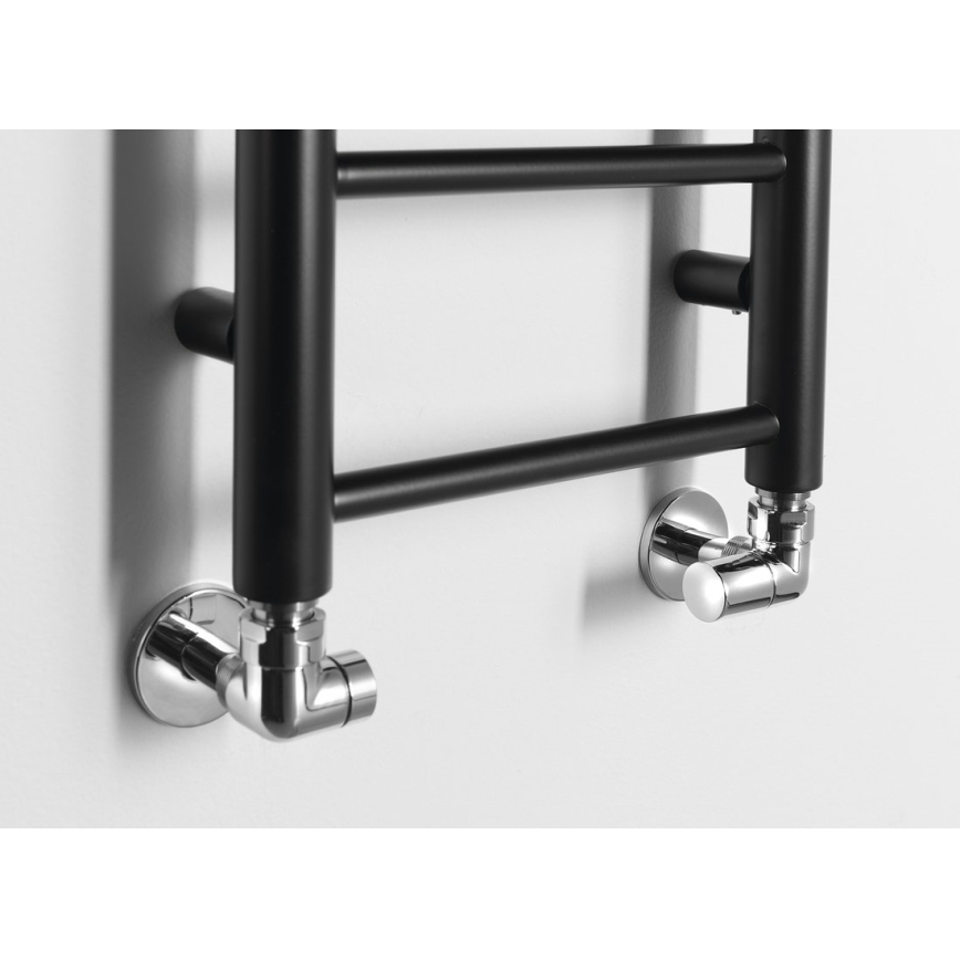 Sapho - DINA Bathroom Radiator 138 x 30 cm Matte Black