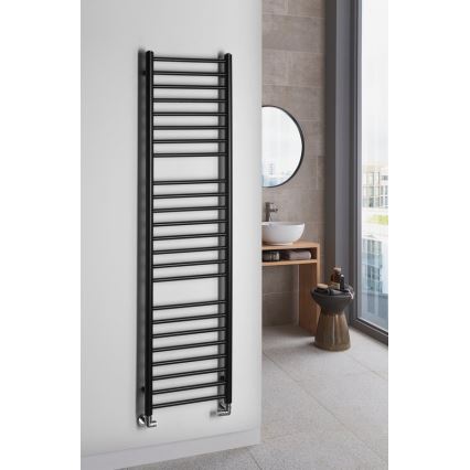 Sapho - DINA Bathroom Radiator 477W 40x156 cm Matte Black