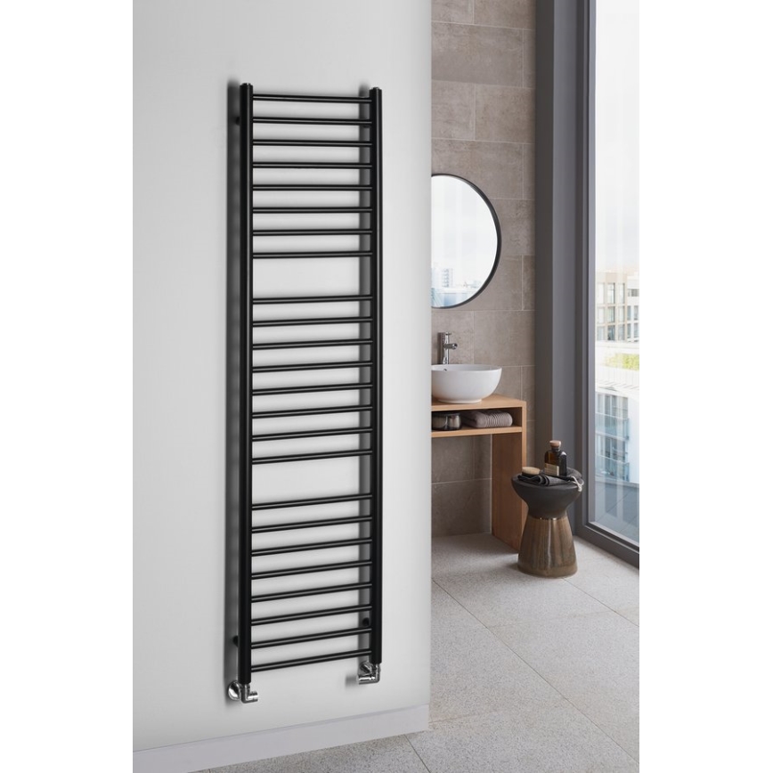 Sapho - DINA Bathroom Towel Radiator 156 x 40 cm, Matte Black