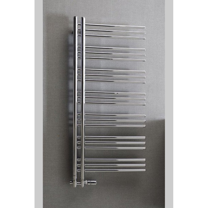 Sapho - DORLION 120x50 cm Polished Chrome Heated Towel Rail