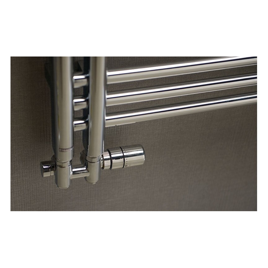 Sapho - DORLION 120x50 cm Polished Chrome Heated Towel Rail
