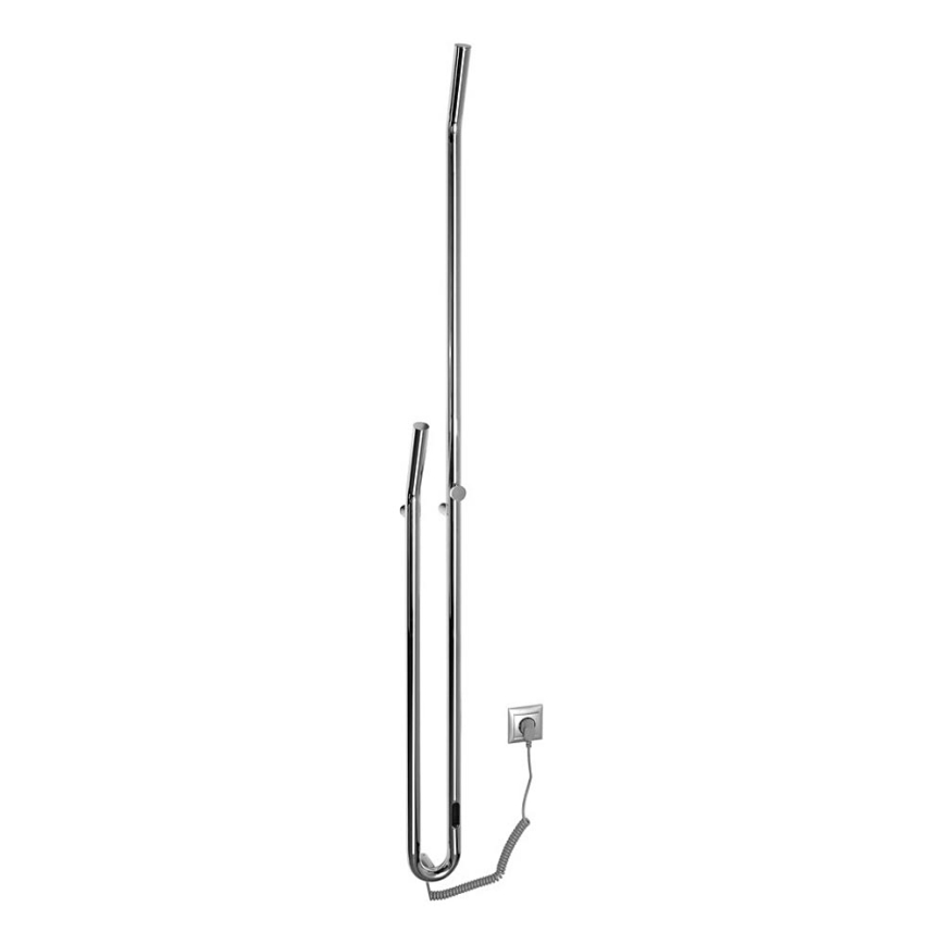 Sapho - Electric towel drying rack with a timer DUOPASSO 45W/230V 170 cm shiny chrome