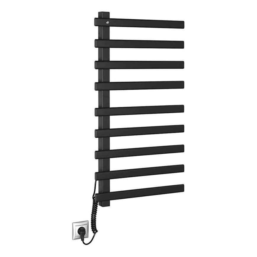 Sapho - Electric towel rail ELCOR 128W/230V 92 cm matte black left