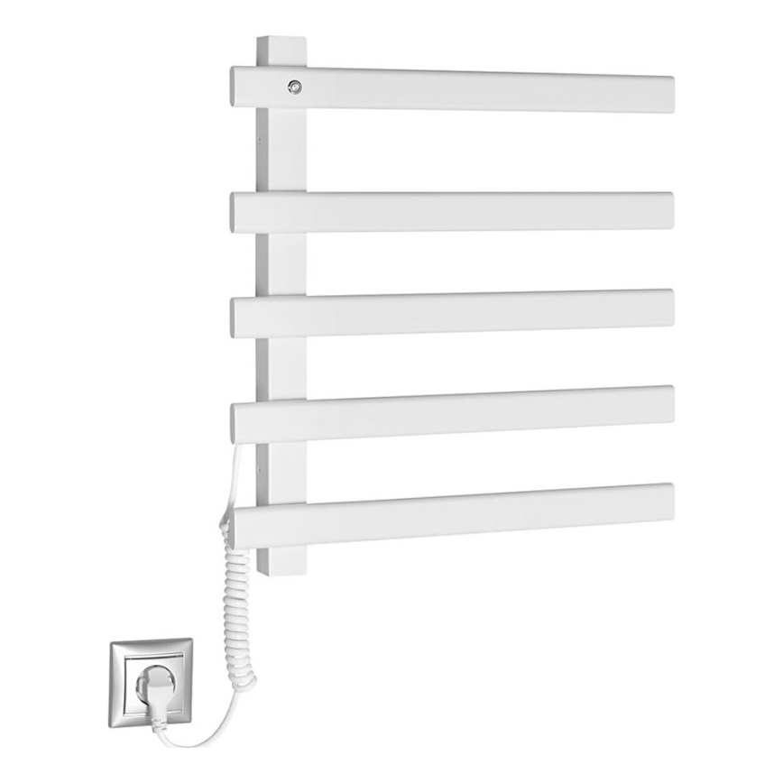 Sapho - Electric towel rail ELCOR 63W/230V 52 cm matte white left