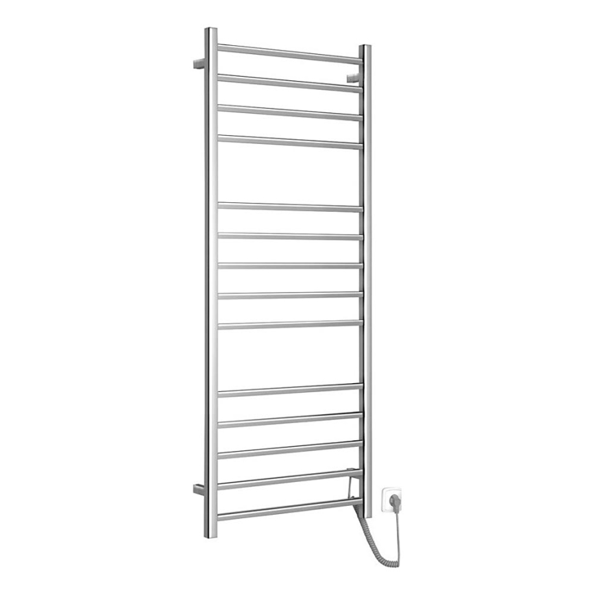 Sapho - Electric towel rail ESKINADO 130W/230V 150 cm shiny chrome right angular