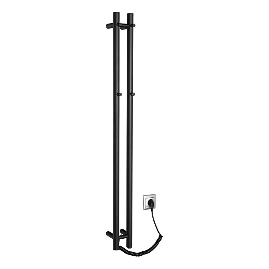Sapho - Electric towel rail PAPINADO 40W/230V 120 cm matte black