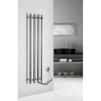 Sapho - Electric towel rail PAPINADO 85W/230V 120 cm shiny chrome right