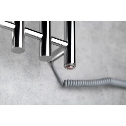 Sapho - Electric towel rail PAPINADO 85W/230V 120 cm shiny chrome right