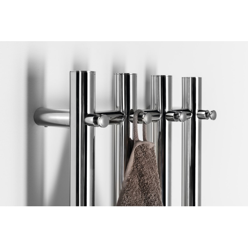 Sapho - Electric towel rail PAPINADO 85W/230V 120 cm shiny chrome right
