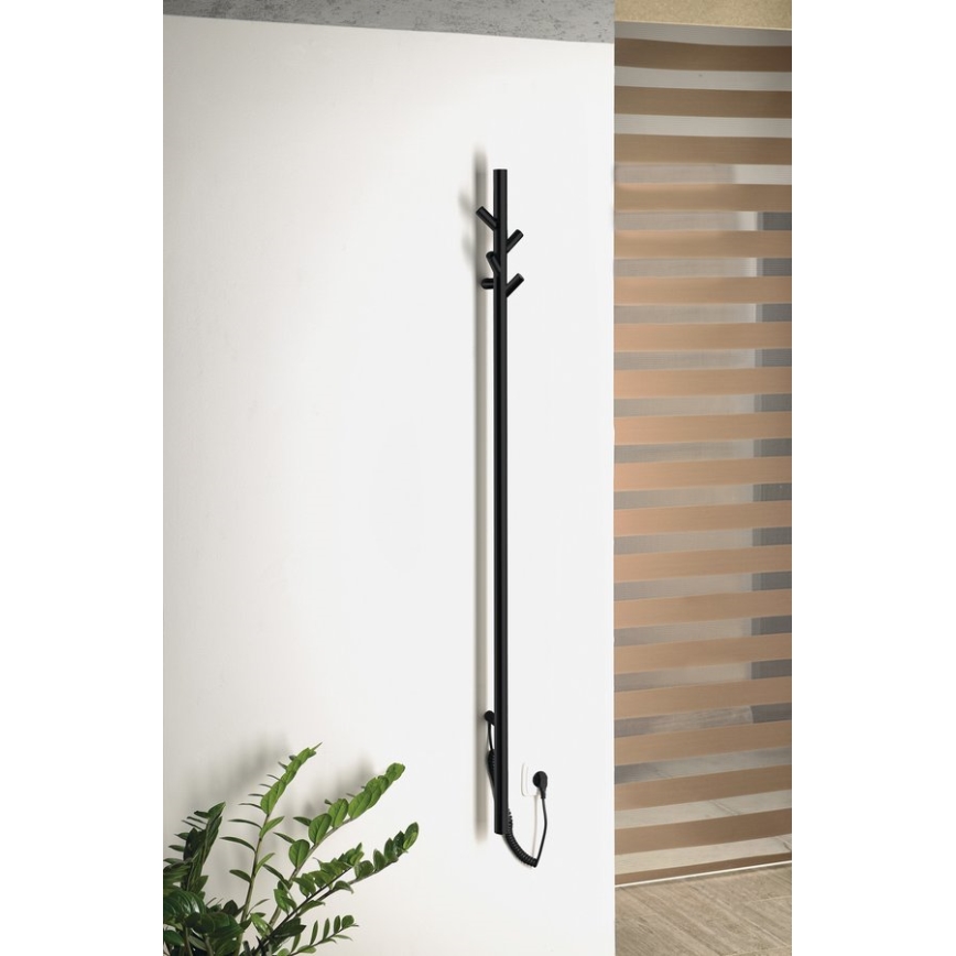 Sapho - Electric towel rail PASADOR 30W/230V 150 cm matte black