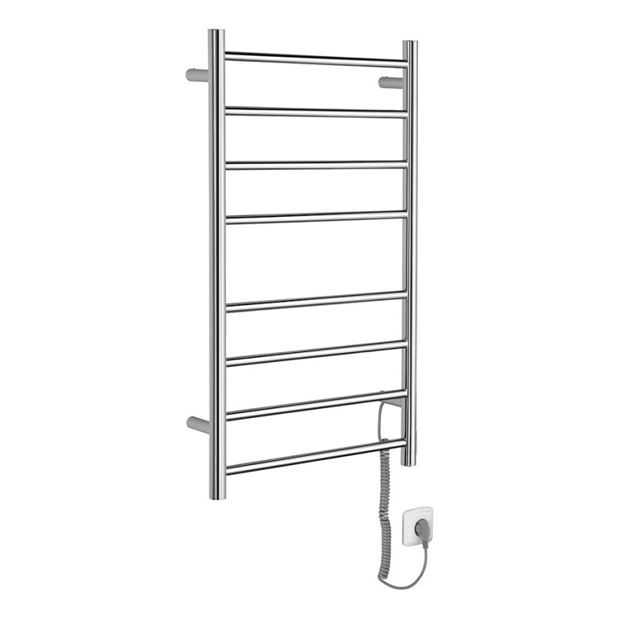 Sapho - Electric towel rail REDONDO 75W/230V 90 cm shiny chrome right round