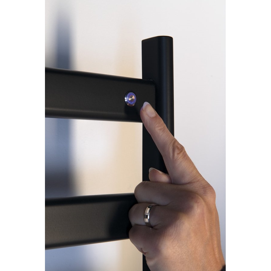 Sapho - Electric towel warmer ELIAS 105W/230V 49x73 cm matte black