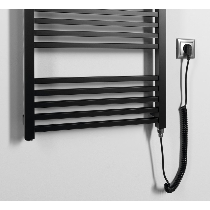 Sapho - Electric towel warmer METRO-E 500W/230V 50x134 cm matte black