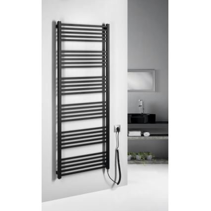 Sapho - Electric towel warmer METRO-E 800W/230V 60x162 cm matte black