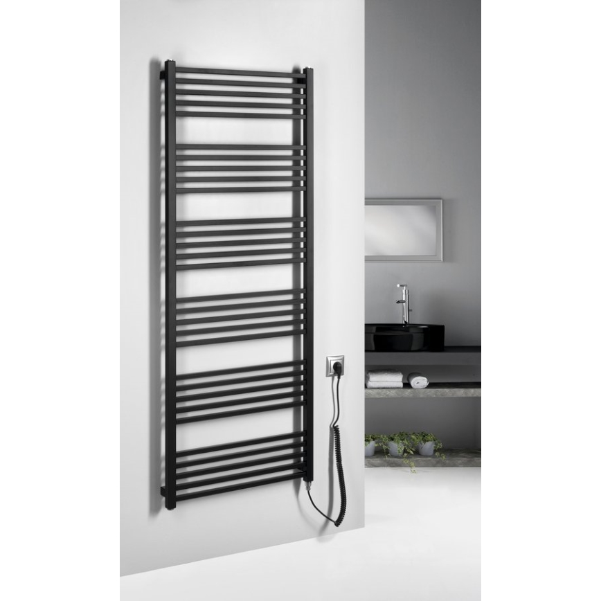 Sapho - Electric towel warmer METRO-E 800W/230V 60x162 cm matte black
