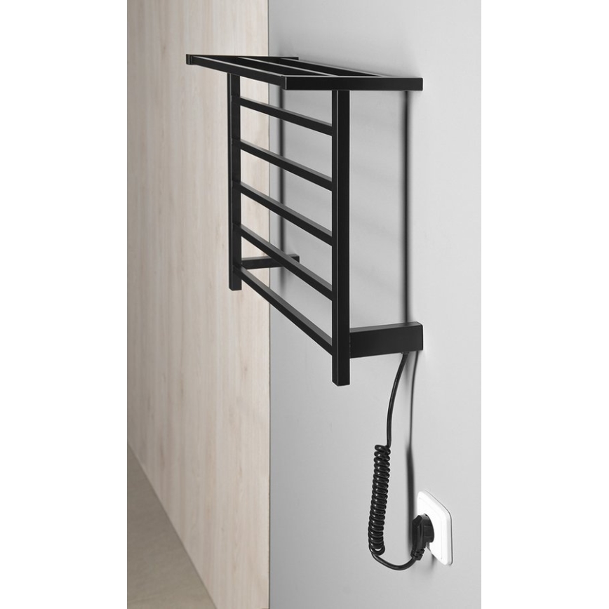 Sapho - ELZOR Electric Towel Warmer 60W/230V 47x50 cm Matte Black