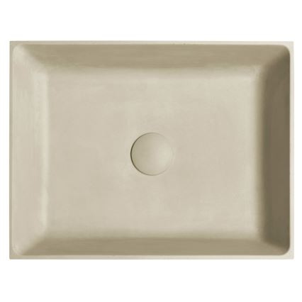 Sapho - FORMIGO Countertop Basin 47.5 x 36.5 cm concrete/beige