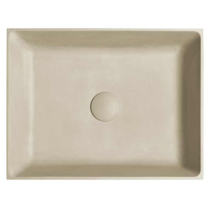 Sapho - FORMIGO Countertop Basin 47.5 x 36.5 cm concrete/beige