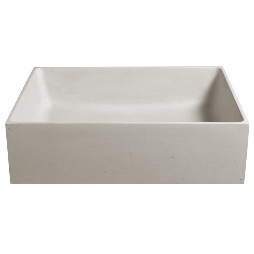 Sapho - FORMIGO Countertop Basin 47.5 x 36.5 cm, concrete / matte sand