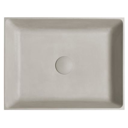 Sapho - FORMIGO Countertop Basin 47.5 x 36.5 cm, concrete / matte sand