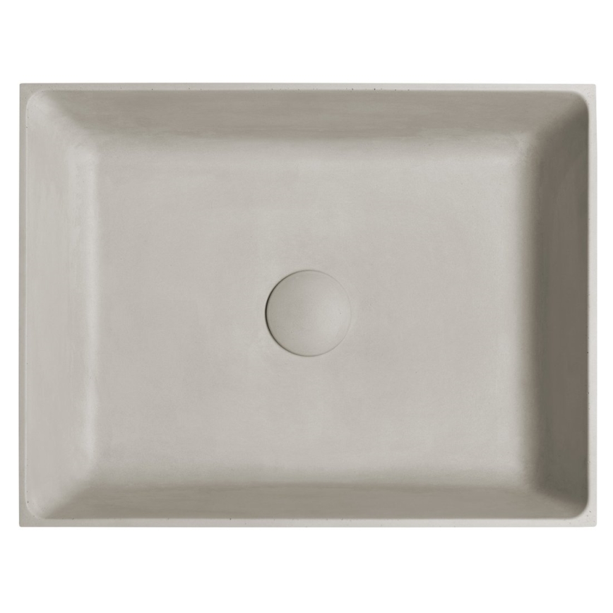 Sapho - FORMIGO Countertop Basin 47.5 x 36.5 cm, concrete / matte sand