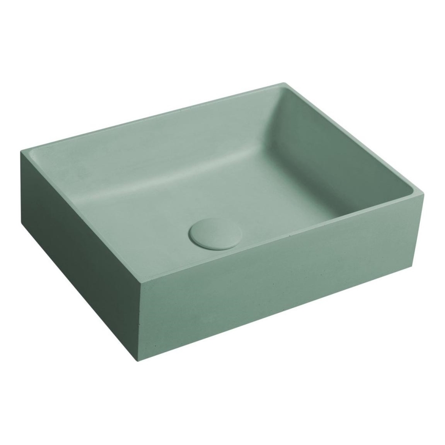 Sapho - FORMIGO Countertop Basin 47.5x36.5 cm concrete/green