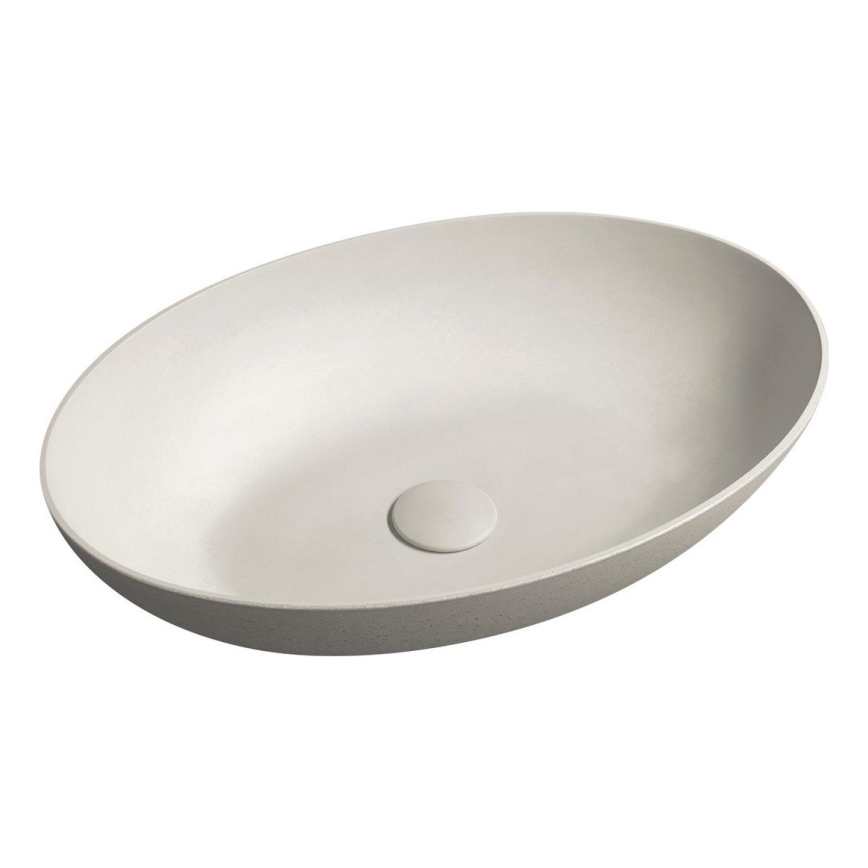 Sapho - FORMIGO Countertop Basin 60x40 cm Concrete/Beige