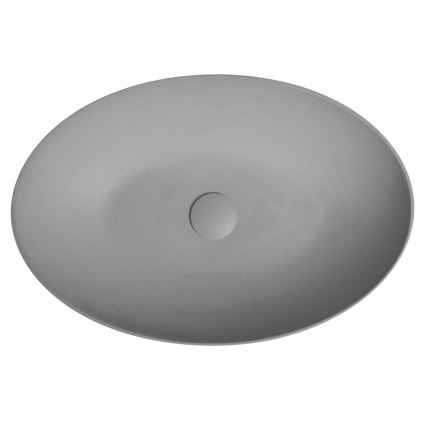Sapho - FORMIGO Countertop Basin 60x40 cm concrete/gray