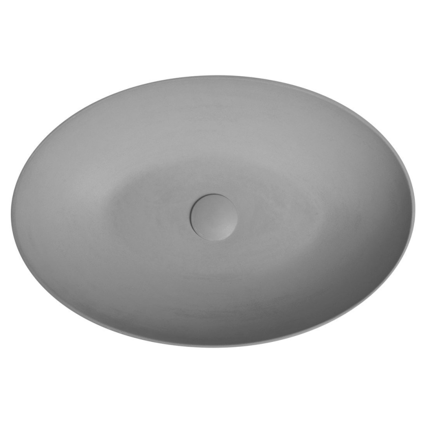 Sapho - FORMIGO Countertop Basin 60x40 cm concrete/gray