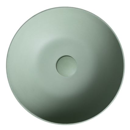 Sapho - FORMIGO Countertop Basin Ø 39 cm Concrete/Green