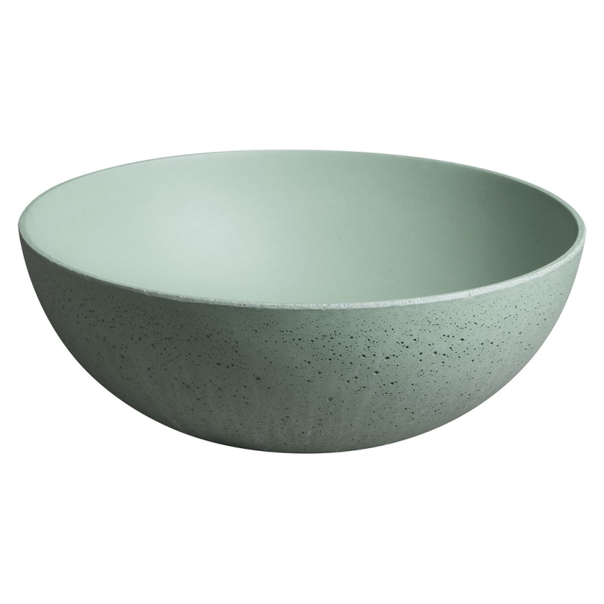 Sapho - FORMIGO Countertop Basin Ø 39 cm Concrete/Green