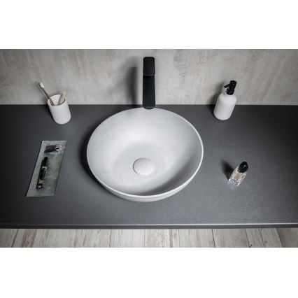 Sapho - FORMIGO countertop basin Ø 39 cm concrete/matte grey