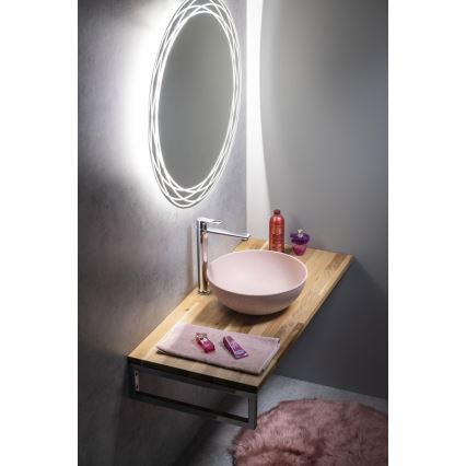 Sapho - FORMIGO Countertop Basin Ø 39 cm Concrete/Pink