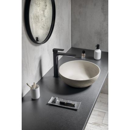Sapho - FORMIGO countertop basin Ø 39 cm concrete/sand