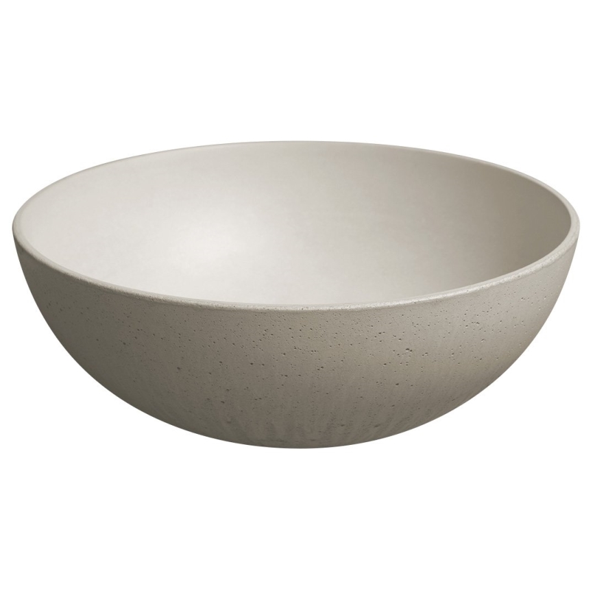 Sapho - FORMIGO countertop basin Ø 39 cm concrete/sand