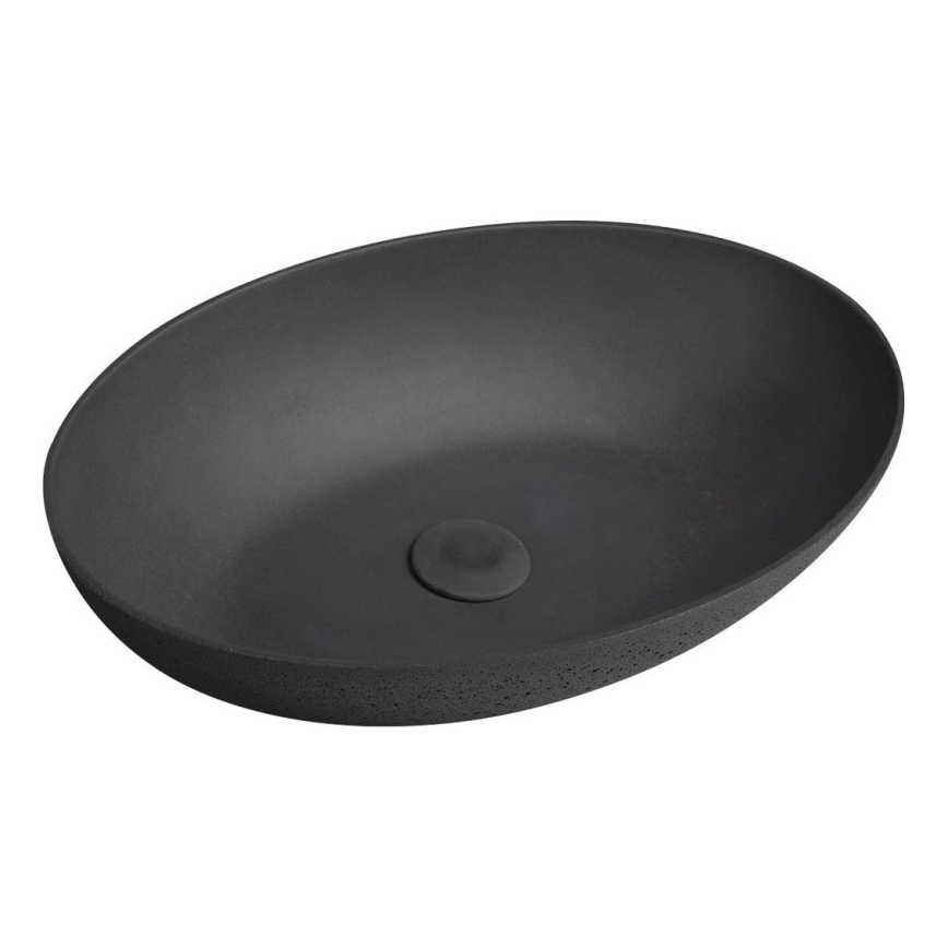 Sapho - FORMIGO Countertop Washbasin 60x40 cm Concrete/Anthracite