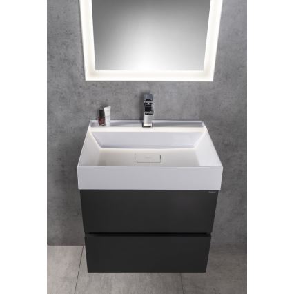 Sapho - GODIVA Countertop Washbasin 58x44 cm Marble/White