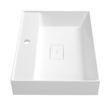 Sapho - GODIVA Countertop Washbasin 58x44 cm Marble/White